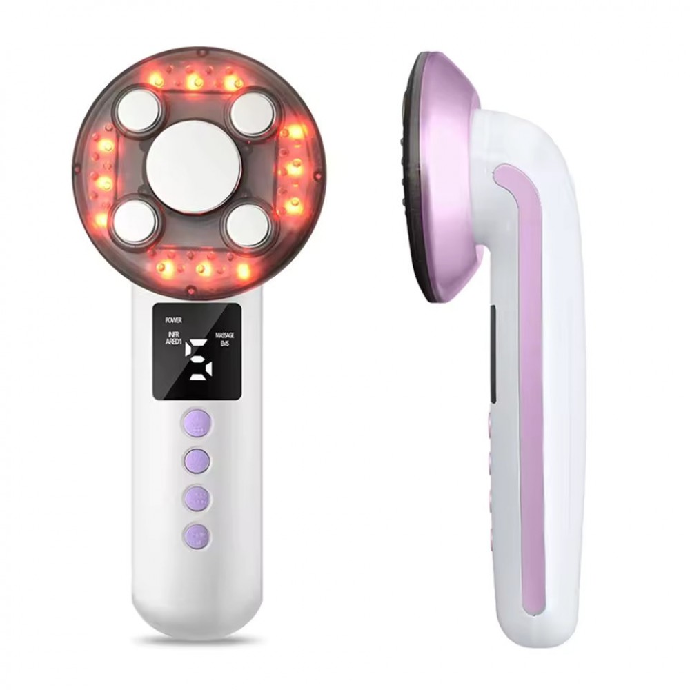 Infrared EMS LED Light Ultrasound Cavitation Machine Body Slimming Vibrating Massager Anti-Cellulite Fat Burner Beauty Machine