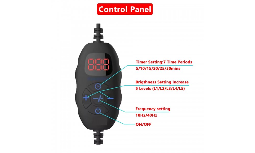 105 LEDs 660nm Red Light Belt and 850nm Light Therapy Devices Large Pads Wearable Wrap for Body