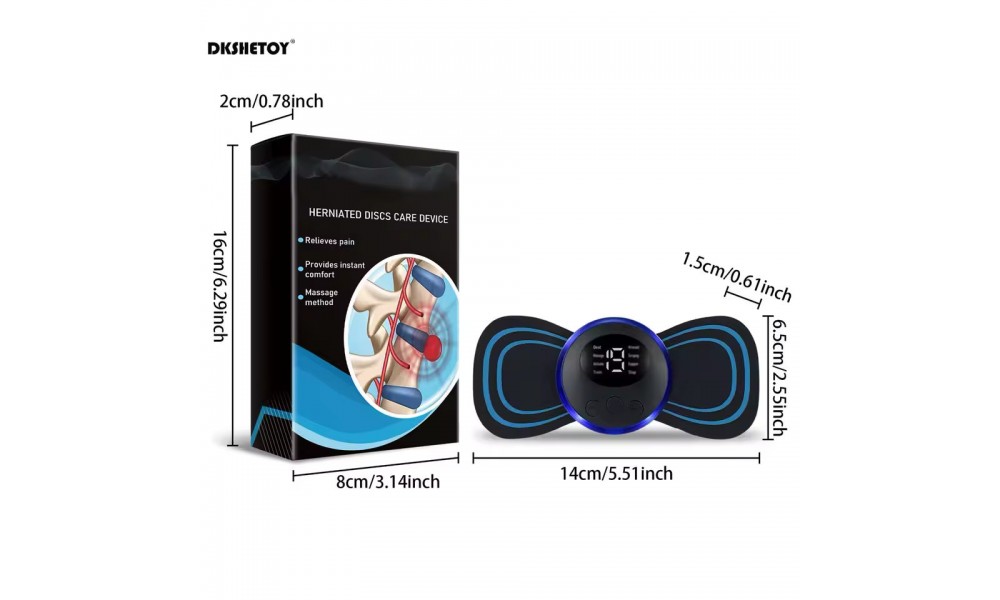 Electric waist massager for pain relief herniated discs care Cordless Massager Lumbar Spine Cervical Tendon Body Relaxation