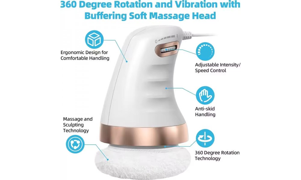 Cellulite Massager Body Sculpting Machine Electric Fat Burner Body Slimming Weight Loss Skin Lifting Beauty Care Device